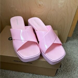 Jeffery Campbell Bubblegum Platform Sandal